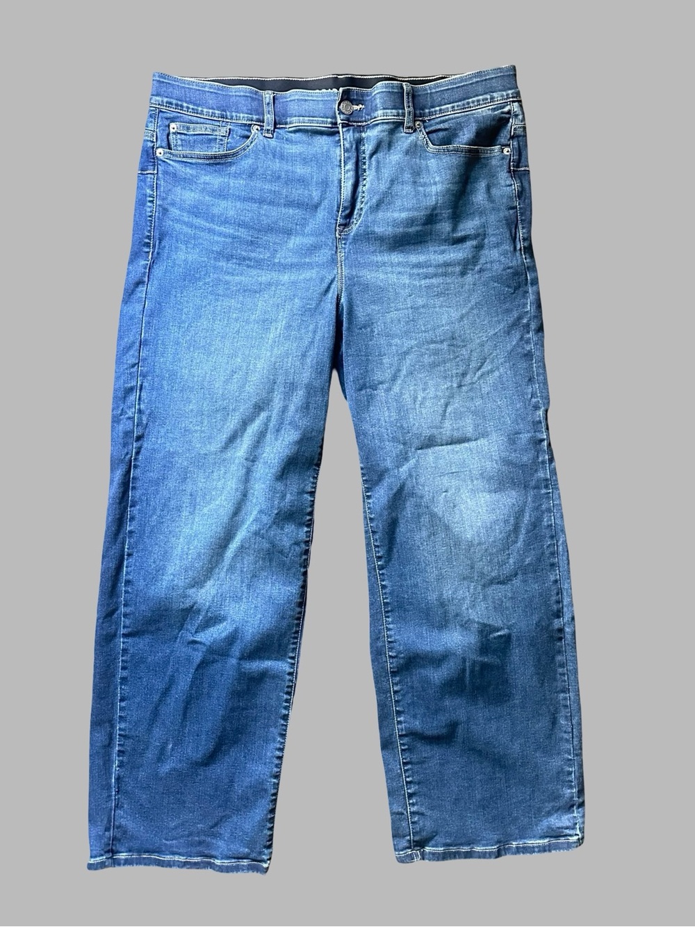 Torrid Women's Bombshell Wide Leg Super Soft Blue Jeans - 20 T Tall EUC - Picture 2 of 6